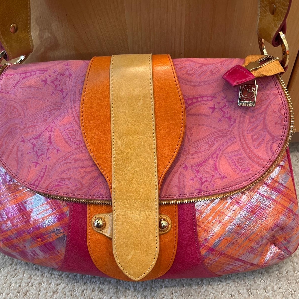 Chic Multicolor Shoulder Bag - image 2